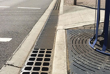 where will be used for polymer concrete drainage channel?